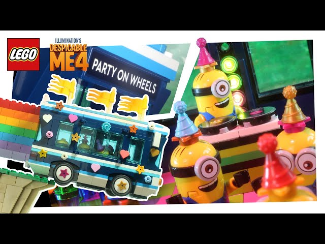 The ‘misadventures of the LEGO Minions party-bus' stop motion short