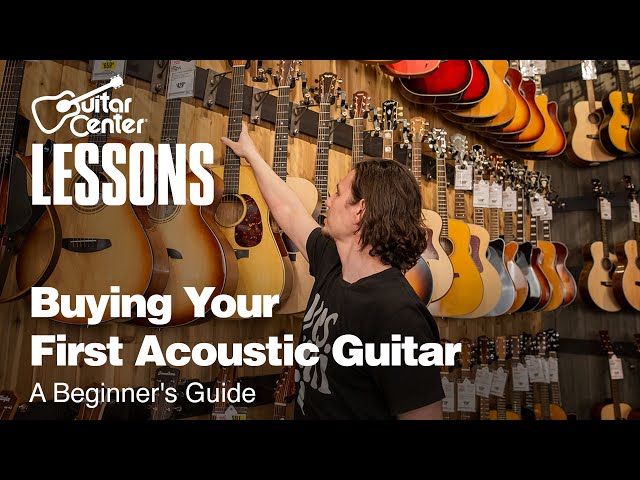 Buying Your First Acoustic Guitar (5 Things You MUST Consider) | A Beginner's Guide