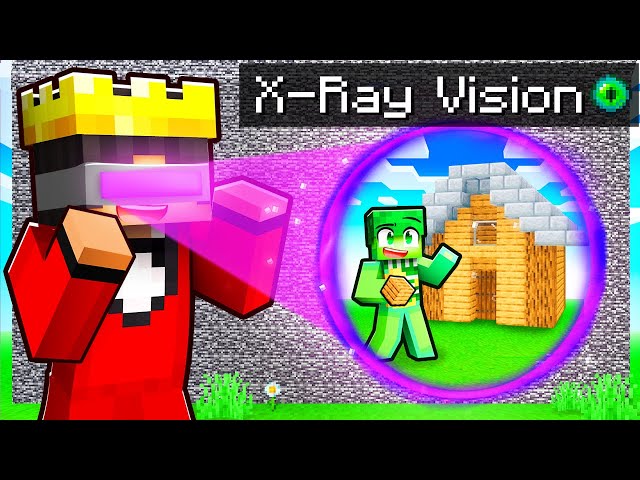 I Cheated with X-RAY VISION in a Build Challenge!