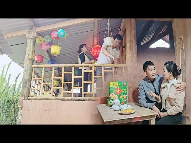 The policeman and his mute wife decorate their house for the New Year