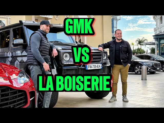 GMK vs LA BOISERIE 🤯Testing MANSORY vs BRABUS Cars on the Streets of Monaco! #gmk #laboiserie