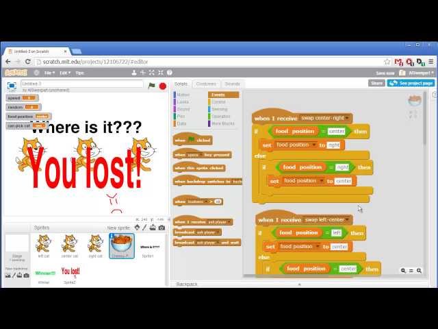 Shell Game - Invent with Scratch 2.0 Screencast