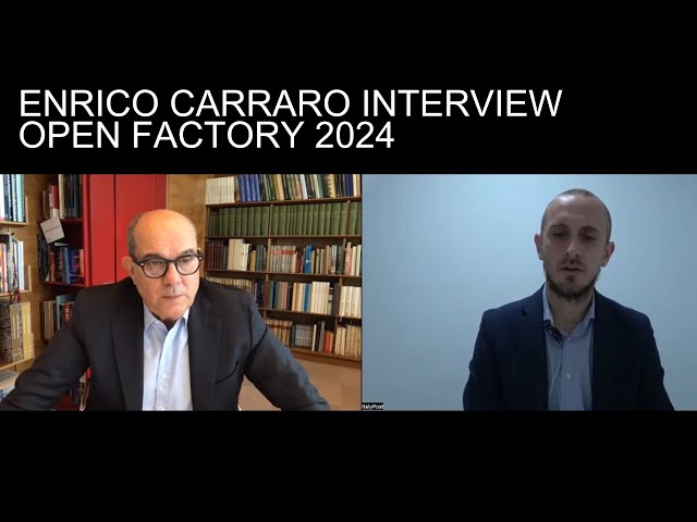 Enrico Carraro interview at Open Factory 2024