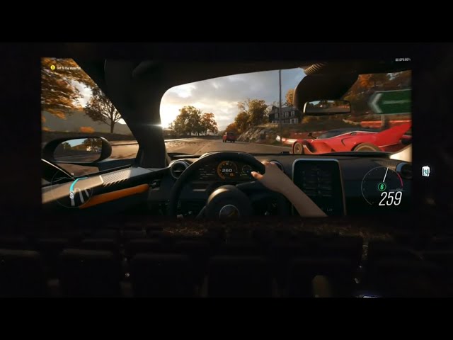 3D VR If you play a racing game on a cinema screen Forza