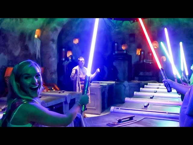 Building a Lightsaber in Galaxy's Edge at Walt Disney World!