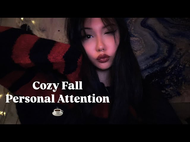 ASMR Cozy Fall Personal Attention (Massage, Plucking & Pulling)