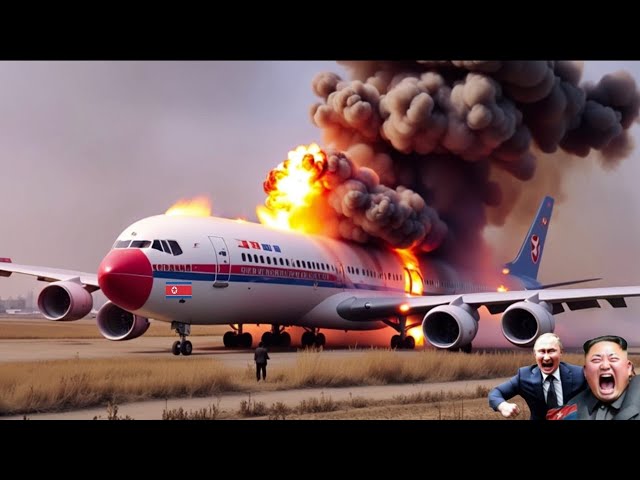 happened 12 minutes ago! the plane carrying 100 NORTH KOREAN commanders was destroyed by Ukraine