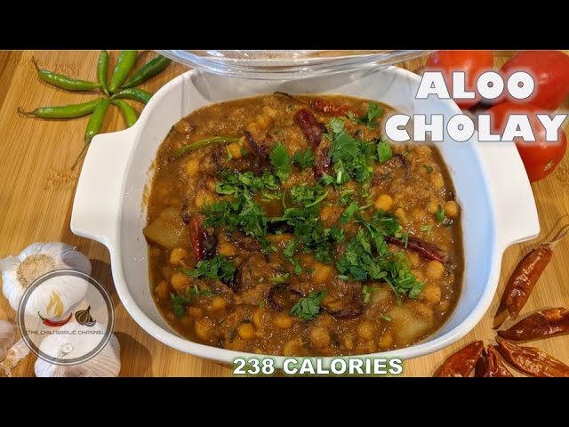 Authentic Potato Chickpea Curry/ Aloo Chole | آ لو چھو لے | HEALTHY VEGETARIAN RECIPE