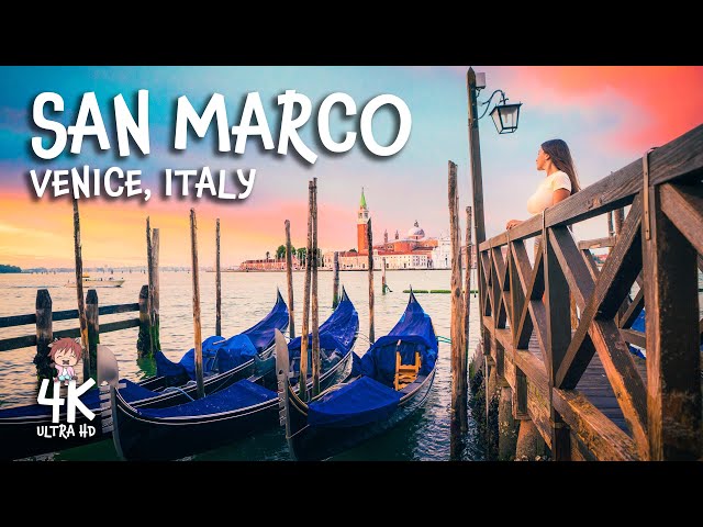 Romantic St. Mark’s Square VENICE ITALY 4K travel walk with Captions