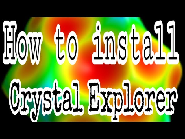 How to download and install Crystal Explorer | Hirshfeld surface analysis | Fingerprint analysis