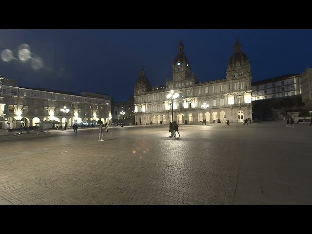 Plaza de María Pita. A Coruña (VR180 3D)