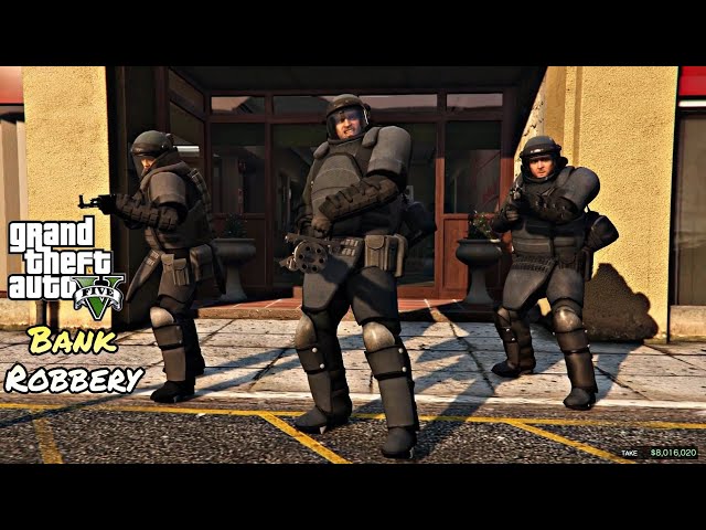 GTA 5 Bank Robbery Mission Gameplay