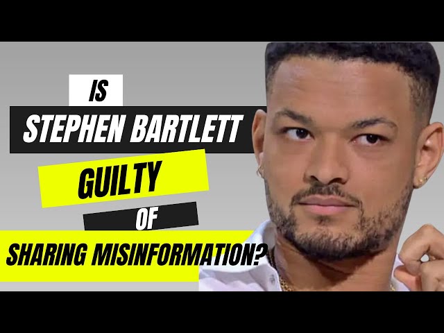 Should Stephen Bartlett share harmful health misinformation???