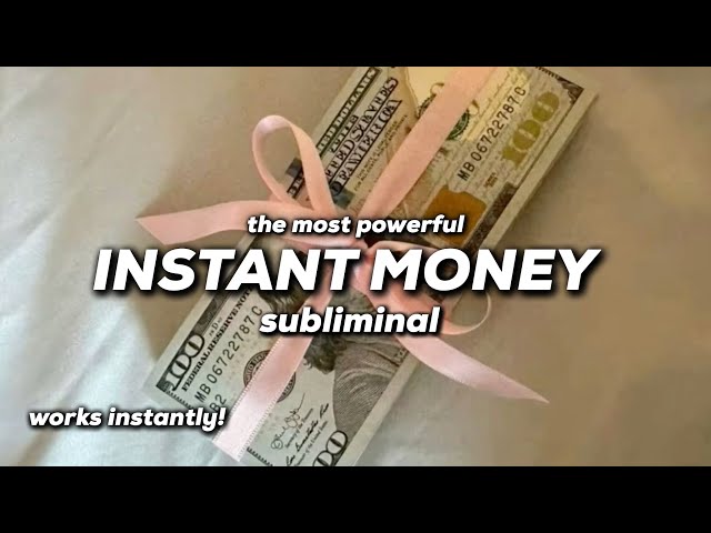 most powerful money subliminal 💸  instant money activation (generational wealth affirmations)