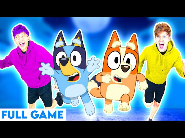 LANKYBOX Playing BLUEY THE VIDEO GAME With BLUEY!? (FULL GAMEPLAY!)