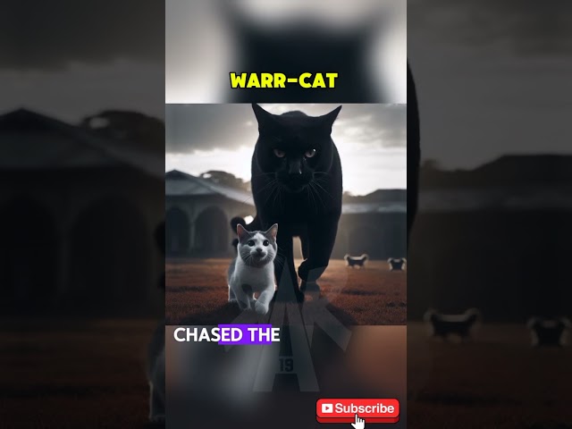 Cat 🐈⚪ Bullied Cat 🐈‍⬛⚫  #cat #warr #funny