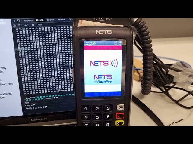 NETS contactless payment JSON response