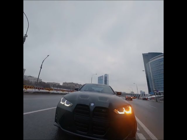 BMW M3 filmed with FPV drone