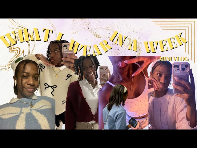 What I Wear In a Week!!! (School edition, Uniform coded ideas, MINI VLOG, Field Trip to Hospital)