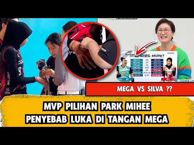 MVP PILIHAN PARK MIHEE, PENYEBAB LUKA DI TANGAN MEGA, KEBANGKITAN RED SPARKS DI ROUND KE-5