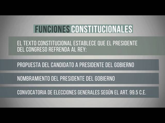 La Presidencia del Congreso de los Diputados