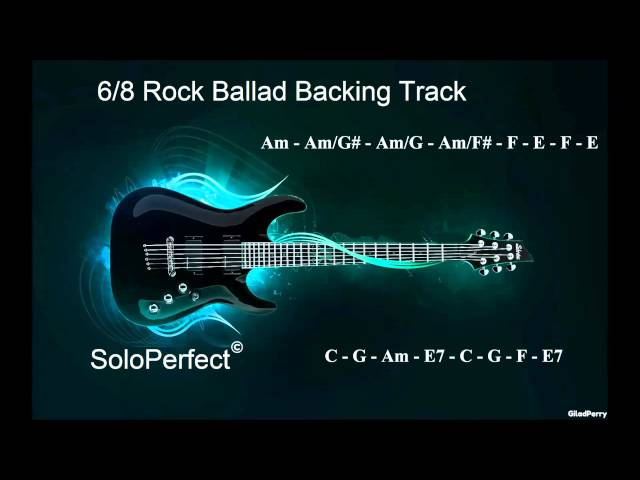 Am Backing Track || Rock Ballad || SoloPerfect