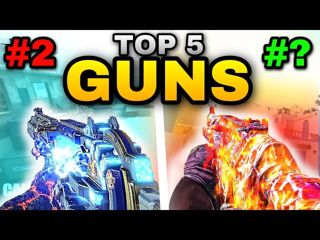 TOP 5 GUNS in COD Mobile! + Gunsmith Loadouts!