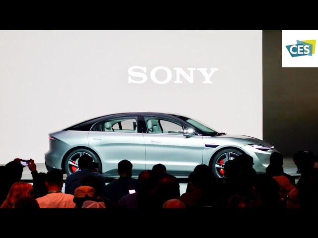 Sony's Vision-S Concept Car!!! First Look At CES 2020!