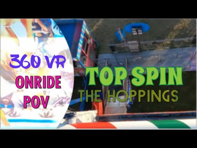 TOP SPIN | ONRIDE POV | 360 DEGREES @ THE HOPPINGS NEWCASTLE 2022