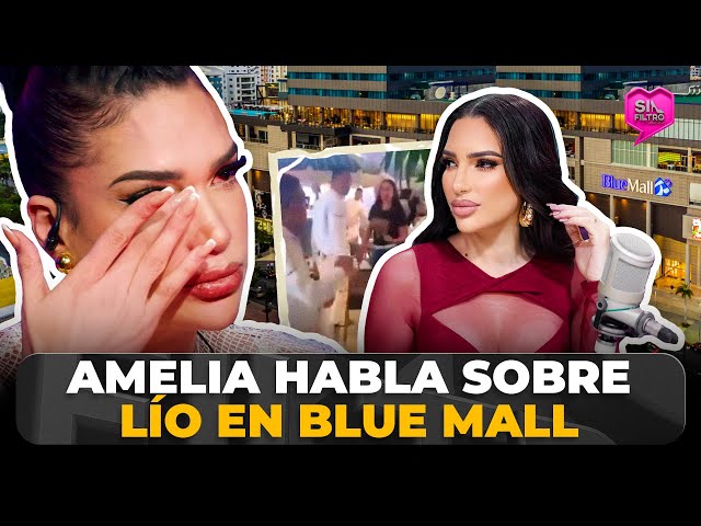 AMELIA ALCÁNTARA ROMPE EL SILENCIO TRAS LÍO EN BLUE MALL: “HE LLORADO MUCHO”