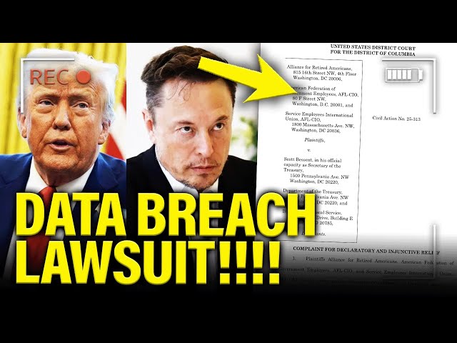 Trump HIT with MAJOR LAWSUIT over Musk DATA BREACH