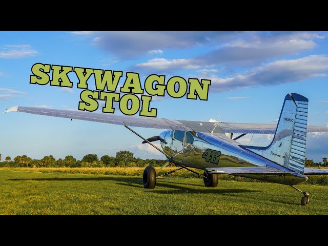 Flying STOL in a Cessna Skywagon on a Grass Runway!