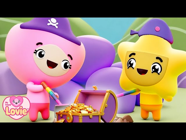 My Friend Lovie | Brand New Season 3 - Treasure Hunt Adventure!  | Kids Cartoons #cartoonsforkids