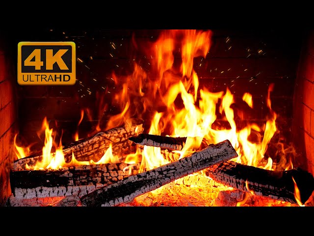 🔥 Fireplace 12 HOURS. Cozy Fireplace 4K Ultra HD