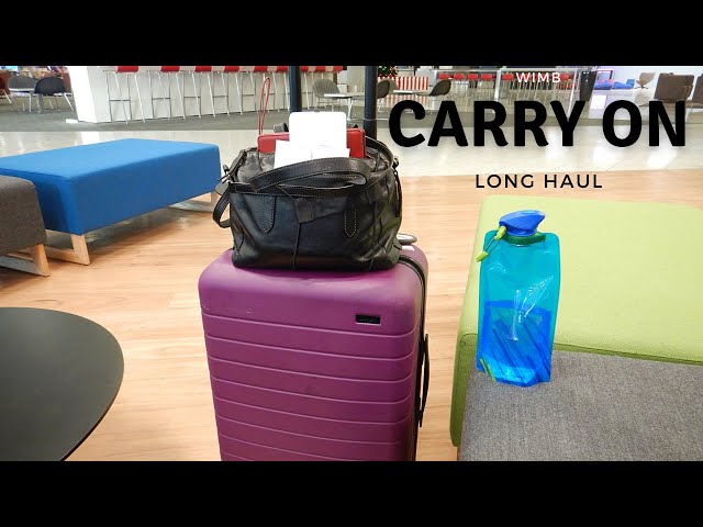 What's in my carry on?  Long haul quarantine edition