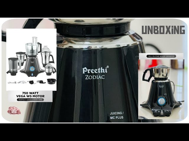 Preethi Zodiac Mixer Grinder| Unboxing | Master Chef Jars| Best In Market | India’s Largest Selling|