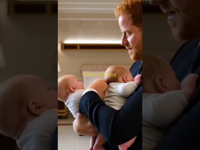 Prince Harry Twin Babies #archie #lillibet #royal #prince #princeharry #father #dad #love #harry