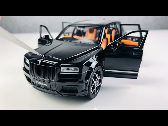 Unboxing Most Expensive Toy Car Rolls Royce Cullinan Black Badge Diecast Model