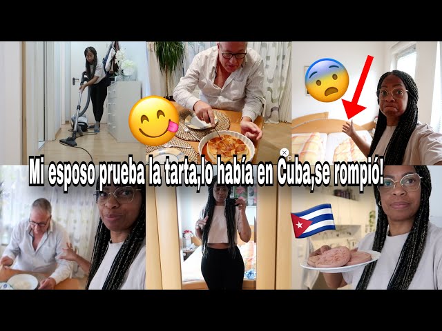 SE ROMPIÓ LA CAMA😱NO SABIA QUE EXISTÍA+TORMENTA EN CUBA🇨🇺MI ESPOSO PRUEBA LA TARTA🍍VLOG