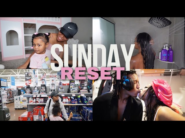 SUNDAY RESET: GRWM For The Week, Cleaning, Shopping, Hair Care, ETC ♡