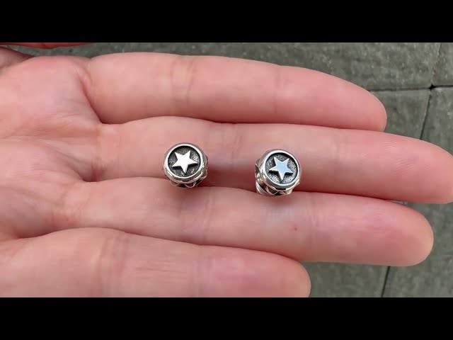 Star Sterling Silver Stud Earrings