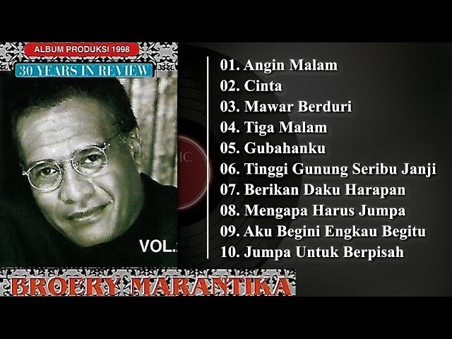 BROERY MARANTIKA - 30 Years Nostalgia Vol  2