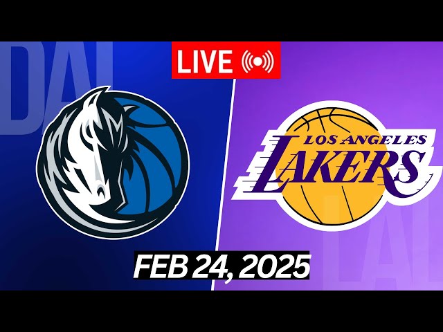 NBA LIVE! Dallas Mavericks vs Los Angeles Lakers I NBA 2K25 February 24, 2025 I Full Gameplay