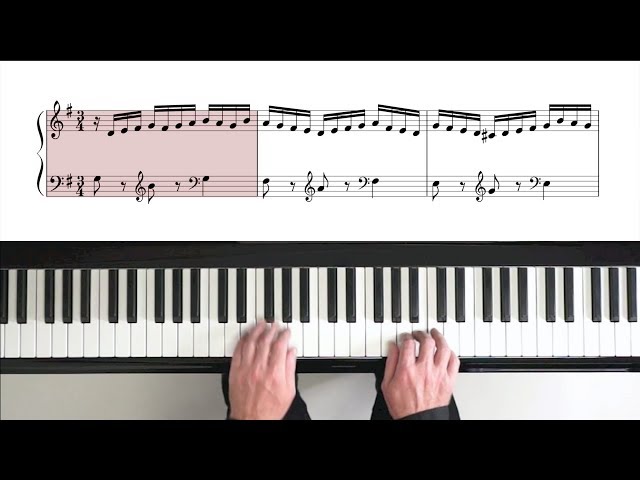 Bach Goldberg Variations “Variation 5” with Score - P. Barton FEURICH piano