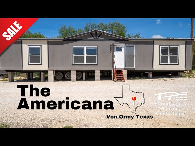 Check Out this Americana Double Wide For Sale | Von Ormy Texas 📍 | M.H.C.