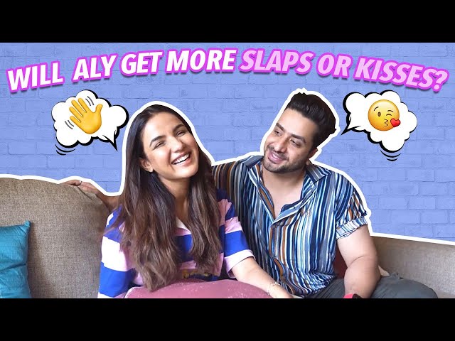 'KISS' or 'SLAP' Challenge😂😭 | Couple Edition | Jasmin Bhasin | Aly Goni | JasLy