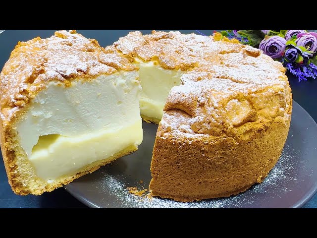 The famous 5-minute yogurt cake that melts in your mouth! Everyone asks for this recipe!