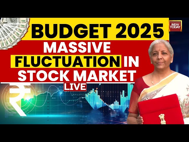 Budget 2025 Stock Market Live Updates  Massive Fluctuation Observed In Share Market | FM Sitharaman