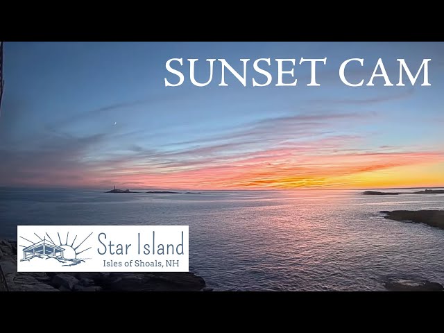 Star Island Sunset Cam