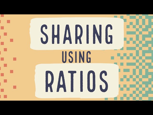 Sharing In A Given Ratio